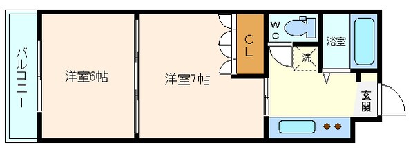 陸前原ノ町駅 徒歩10分 5階の物件間取画像